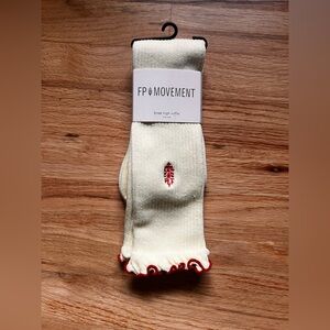 Free People Knee High Ruffle Socks